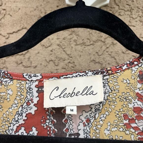 Cleobella bohemian long sleeved wrap blouse tunic, women's medium - Picture 3 of 7